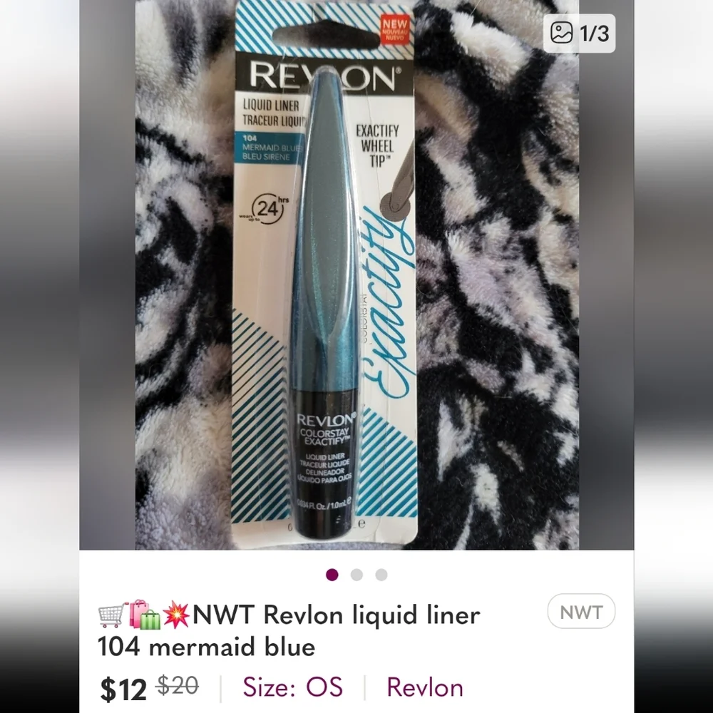 Revlon lot of 5 make up products  Makeup, liquid liner ,3 lip gloss